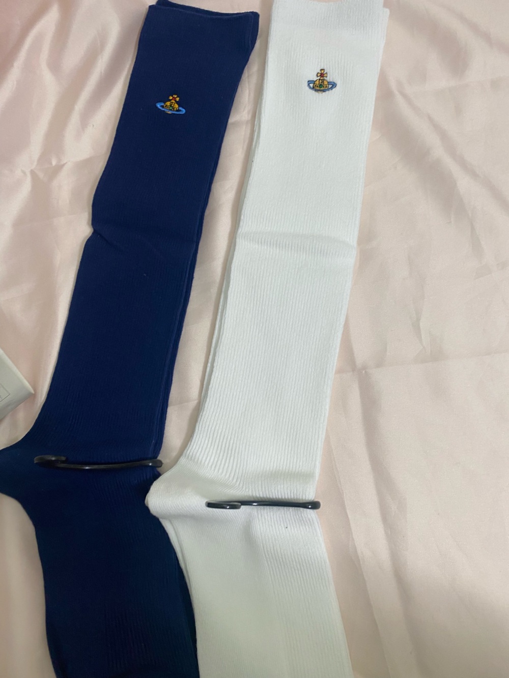 Two pairs Vivienne Westwood High knee Socks
